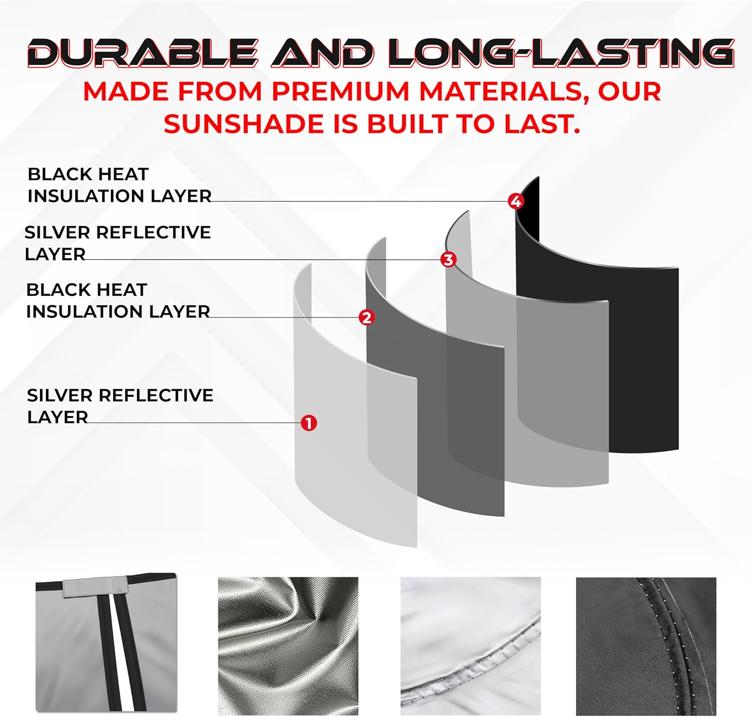 AutoTech Park Foldable Sunshade Compatible with 2019-2022 Audi E-Tron (Does NOT fit Sedan), UV Relfective and Easy Storage, Custom-fit Car Windshield  Sun Shade