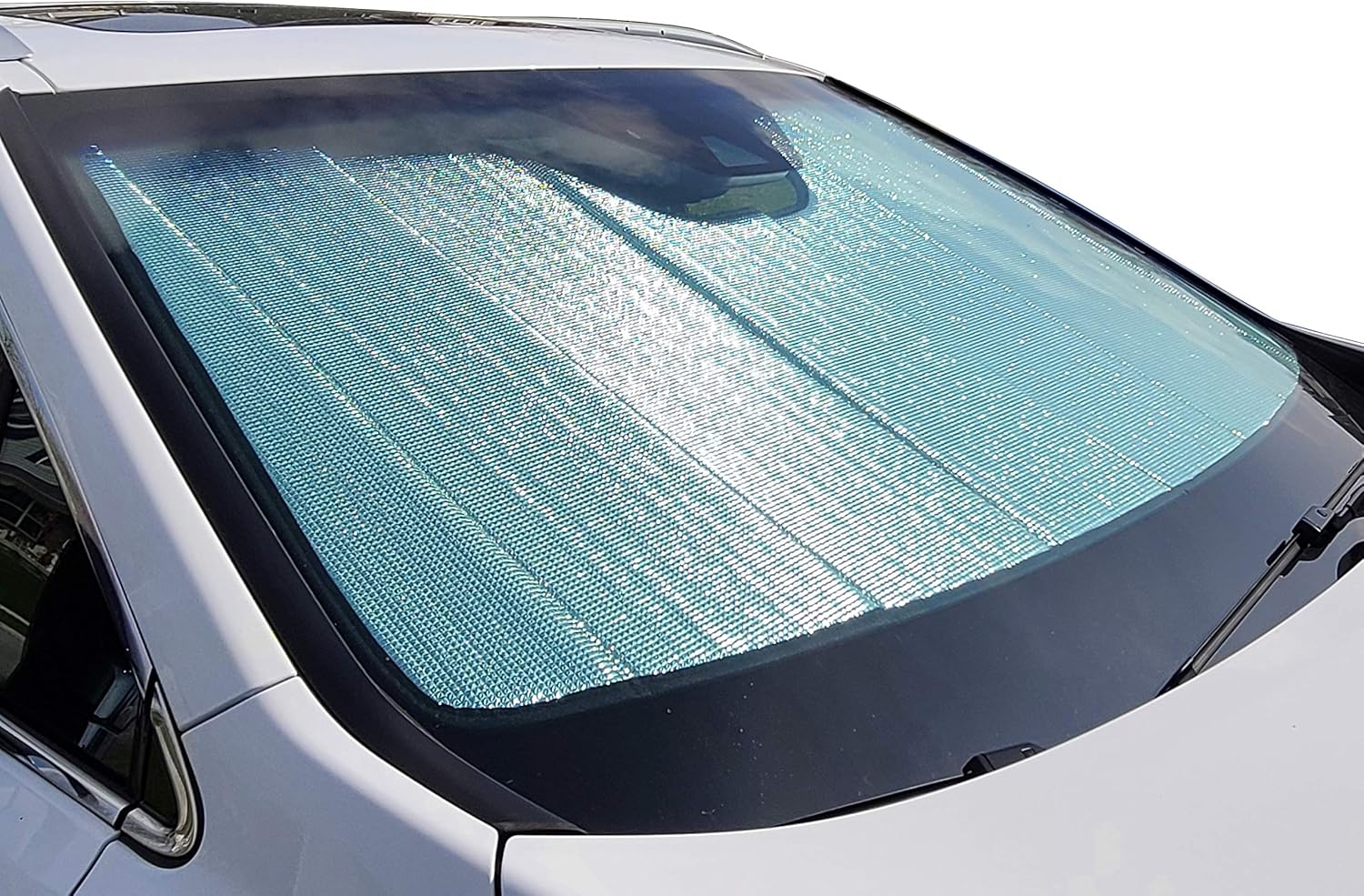 Foldable Sunshade Compatible with 2006-2012 Toyota RAV4 SUV, Custom-fit Windshield SunShade