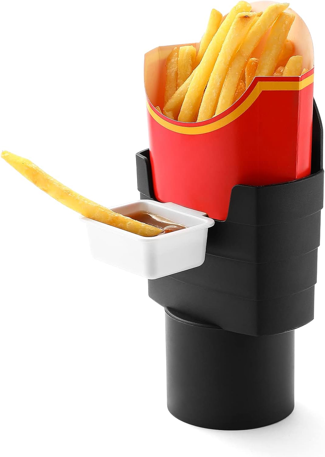 French Fry Holder and Sauce Holder Set, White Elephant Gift Idea for Adults