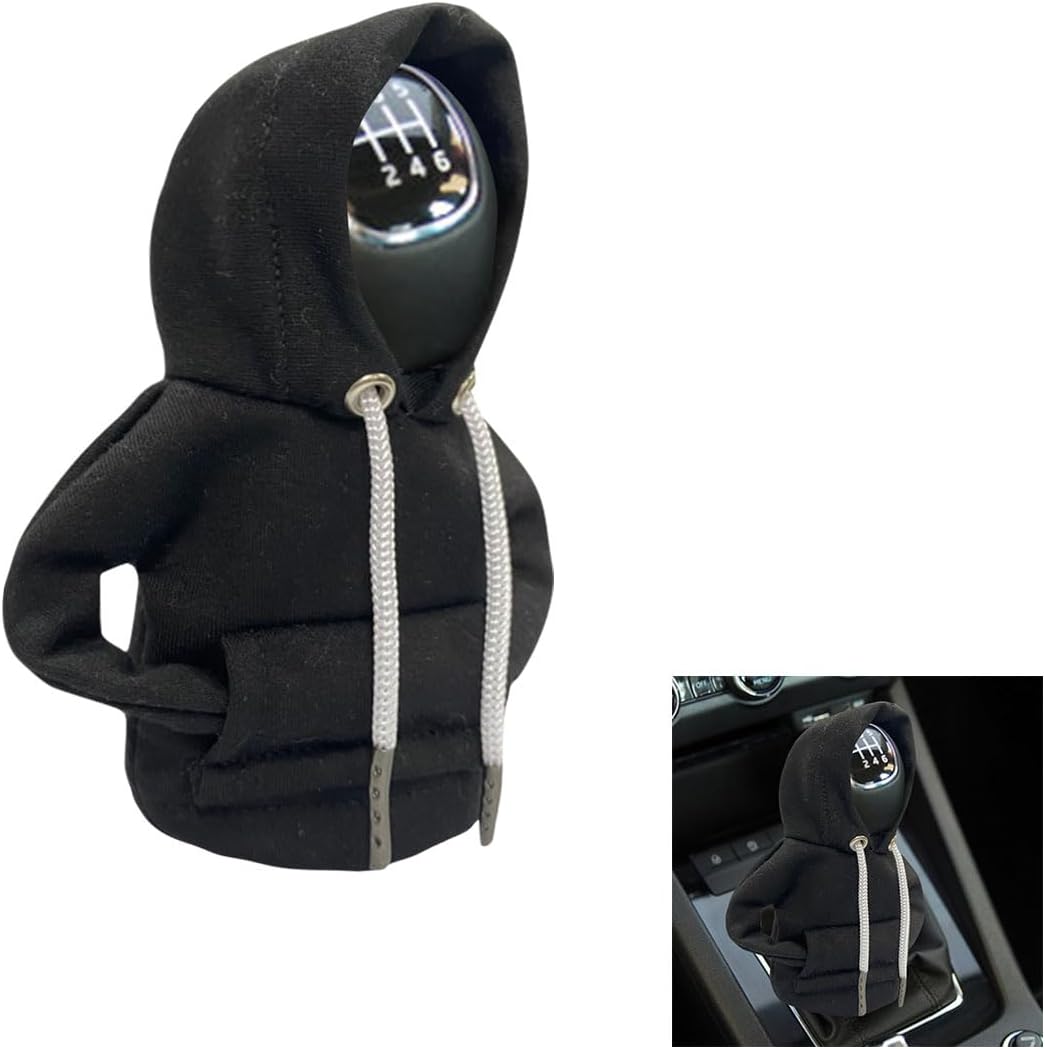 Car Gear Shift Hoodie, Fashionable Gear Shift Knob Cover, Mini Hoodie for Auto Shifter, Auto Interior Cute Gadgets, Universal Car Decoration Accessories