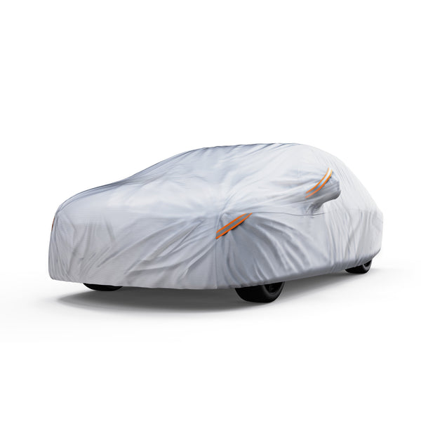 Waterproof All Weather Car Cover compatible with 2013-2020 Infiniti Q70, Heavy Duty Outdoor/Indoor Protection, Max Protection from Sun Rain Wind & Snow
