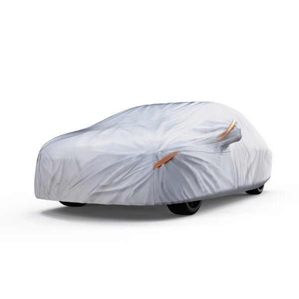 Waterproof All Weather Car Cover compatible with 2022-2023 Hyundai Ioniq 5, Heavy Duty Outdoor/Indoor Protection, Max Protection from Sun Rain Wind & Snow