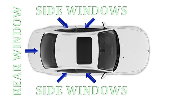 Autotech Park Precut Window Tinting Film for 2010-2014 Volkswagen Golf 4 Door Hatchback